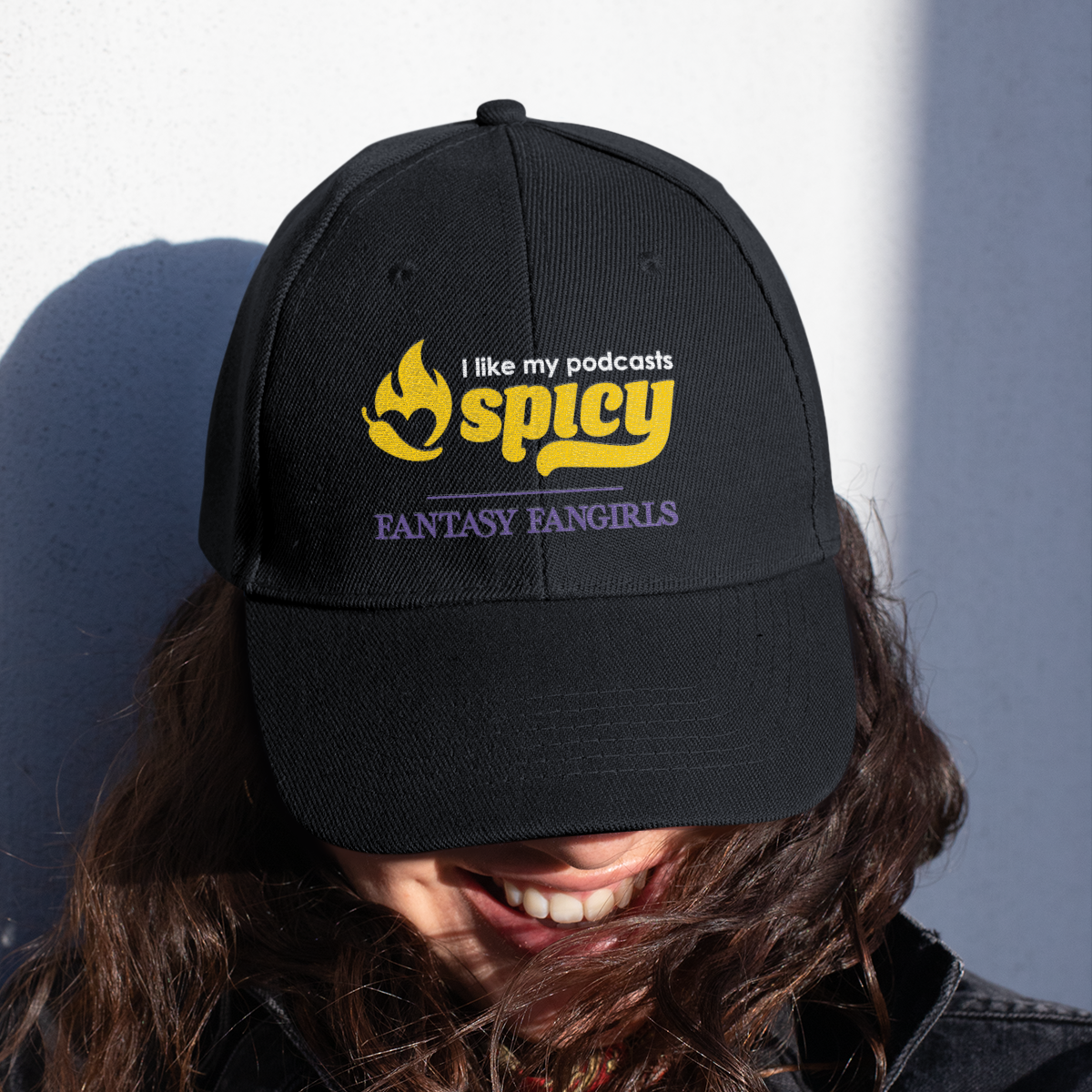 I Like My Podcasts Spicy Embroidered Hat