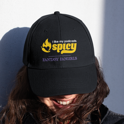 I Like My Podcasts Spicy Embroidered Hat