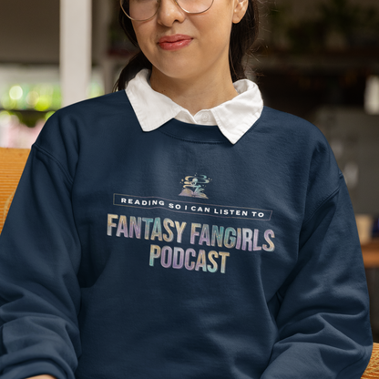 Reading So I Can Listen To FFG Unisex Crewneck Sweatshirt
