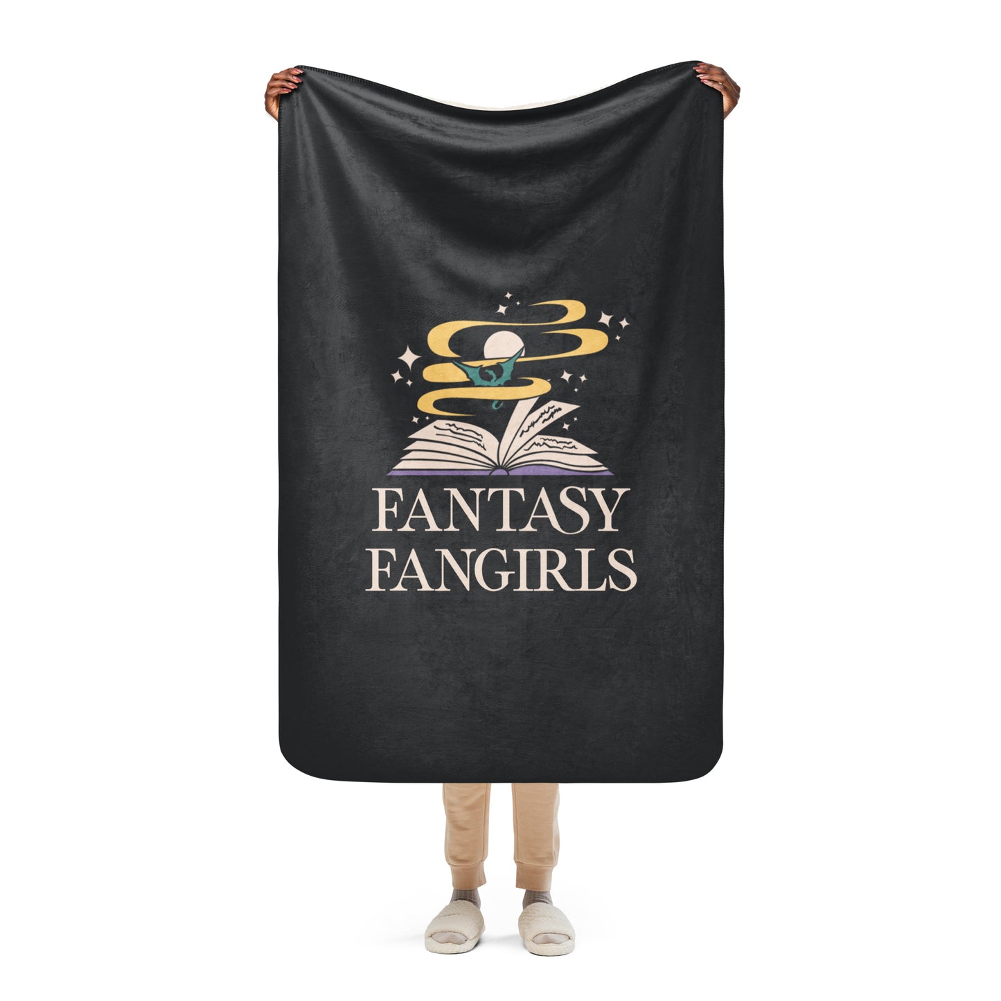 Fantasy Fangirls Sherpa Blanket