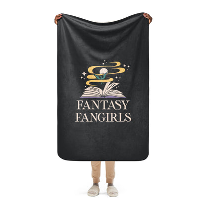 Fantasy Fangirls Sherpa Blanket
