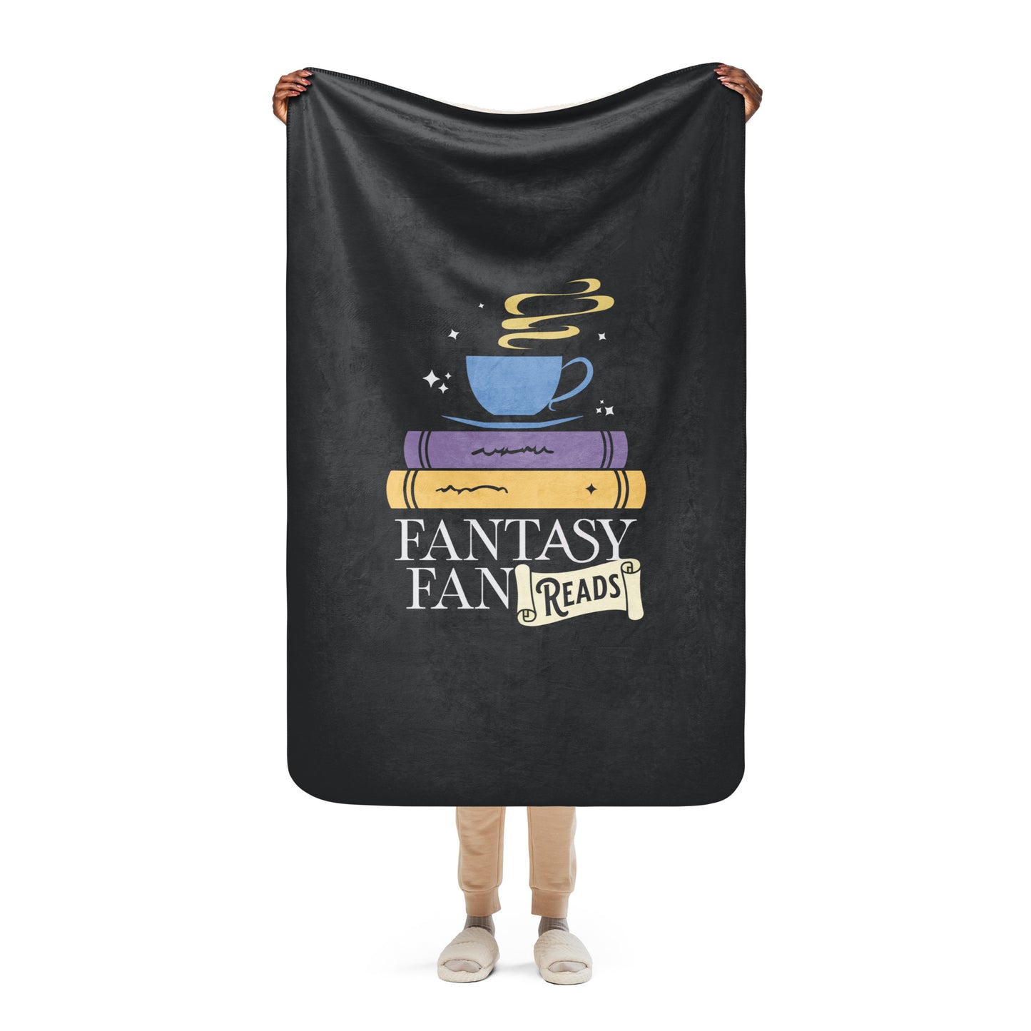 Fantasy FanReads Sherpa Blanket