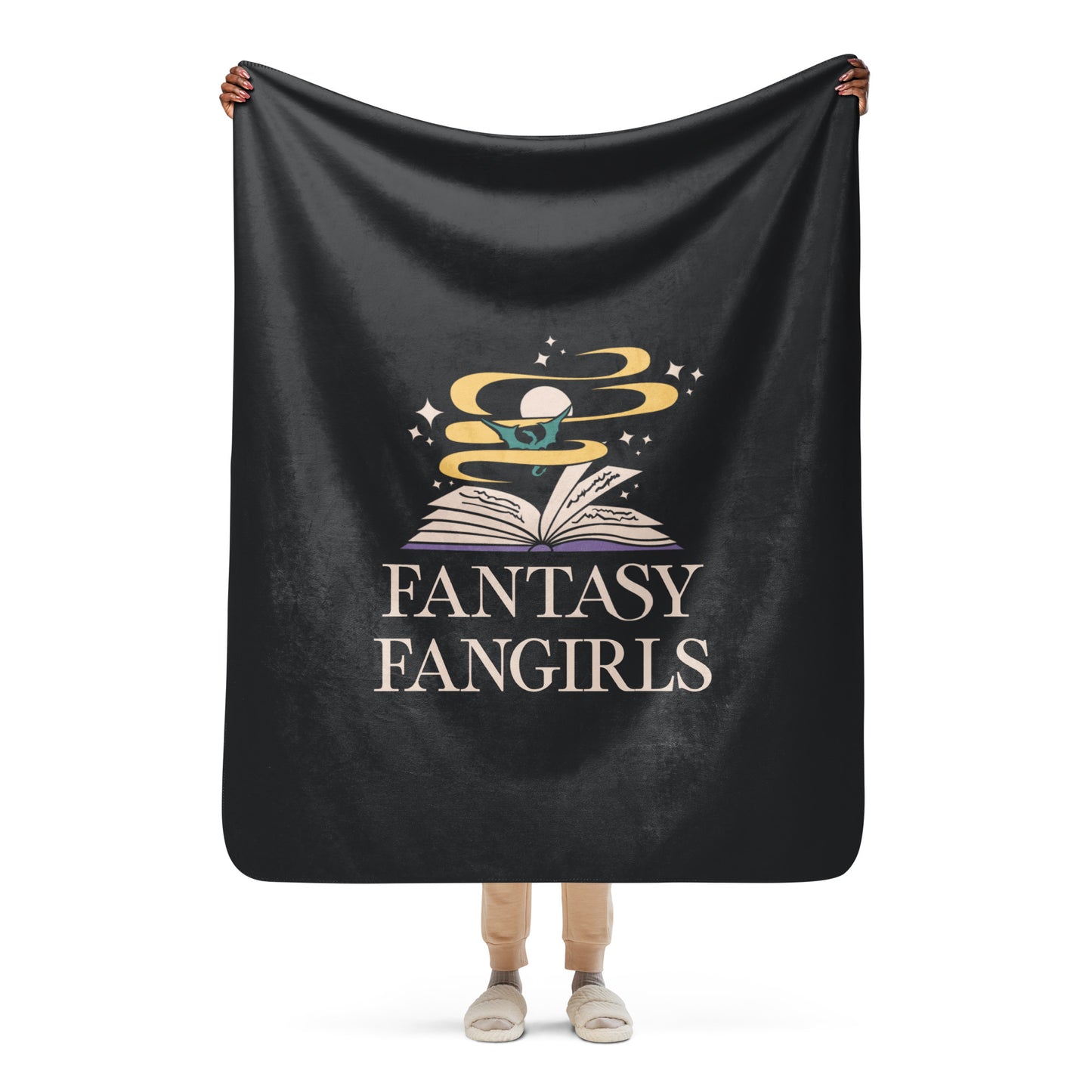 Fantasy Fangirls Sherpa Blanket