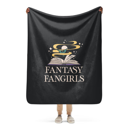Fantasy Fangirls Sherpa Blanket