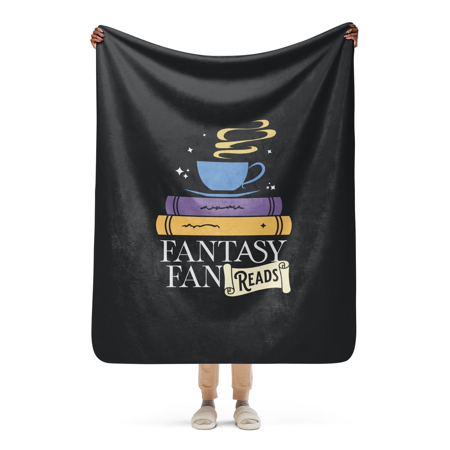 Fantasy FanReads Sherpa Blanket