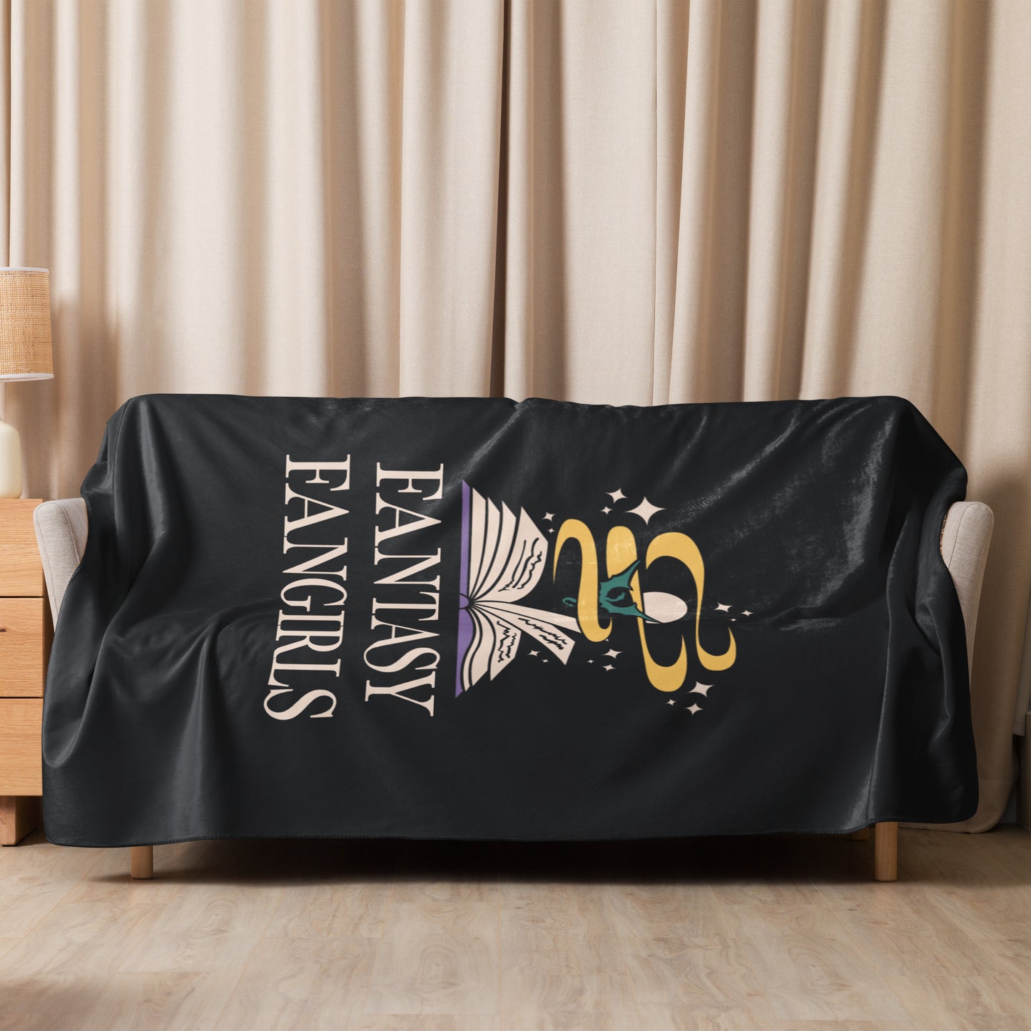 Fantasy Fangirls Sherpa Blanket