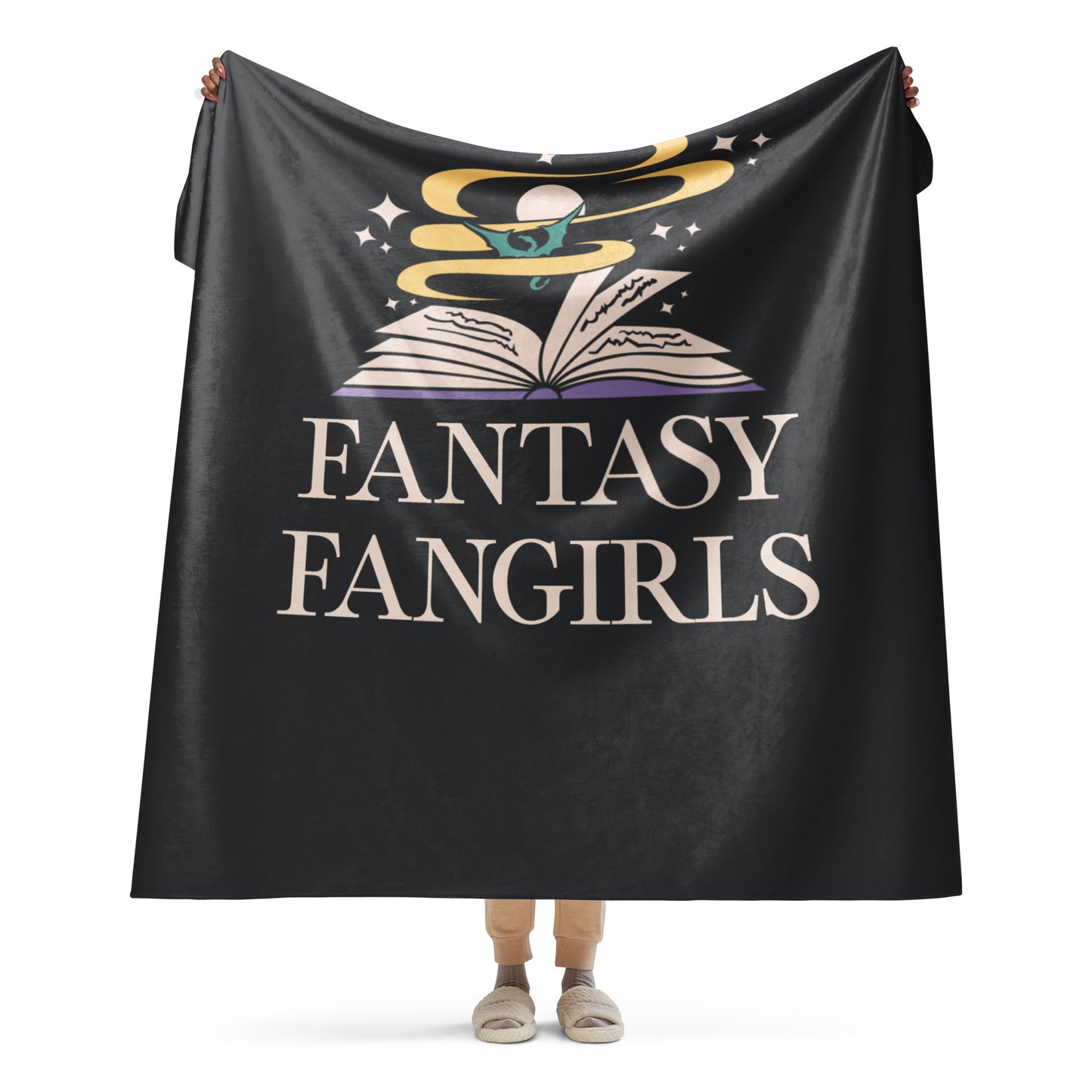 Fantasy Fangirls Sherpa Blanket