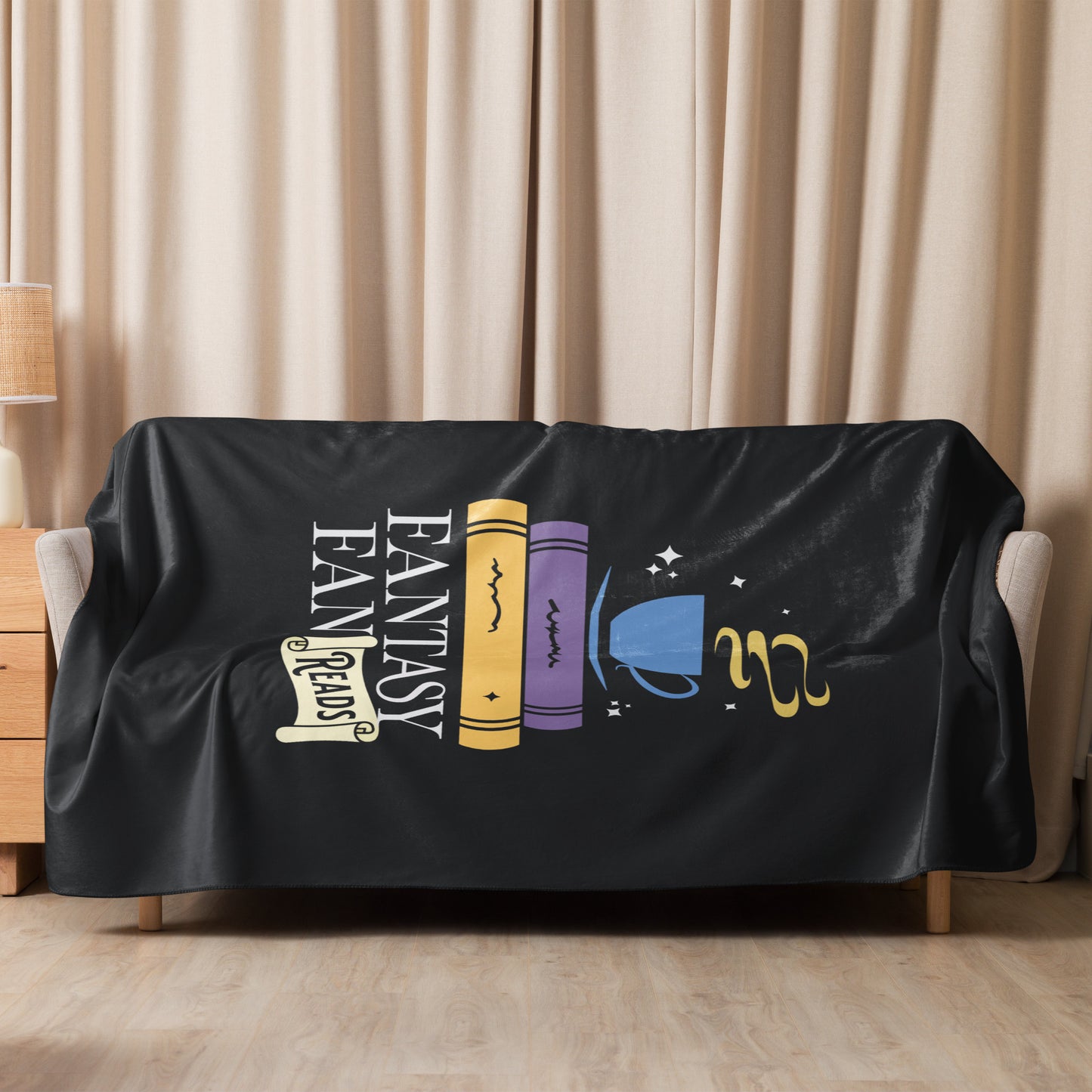 Fantasy FanReads Sherpa Blanket