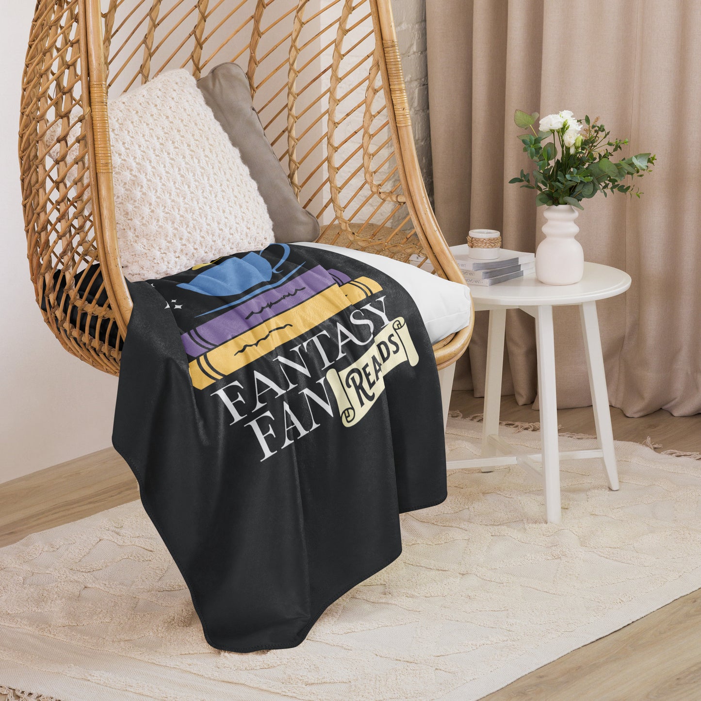 Fantasy FanReads Sherpa Blanket