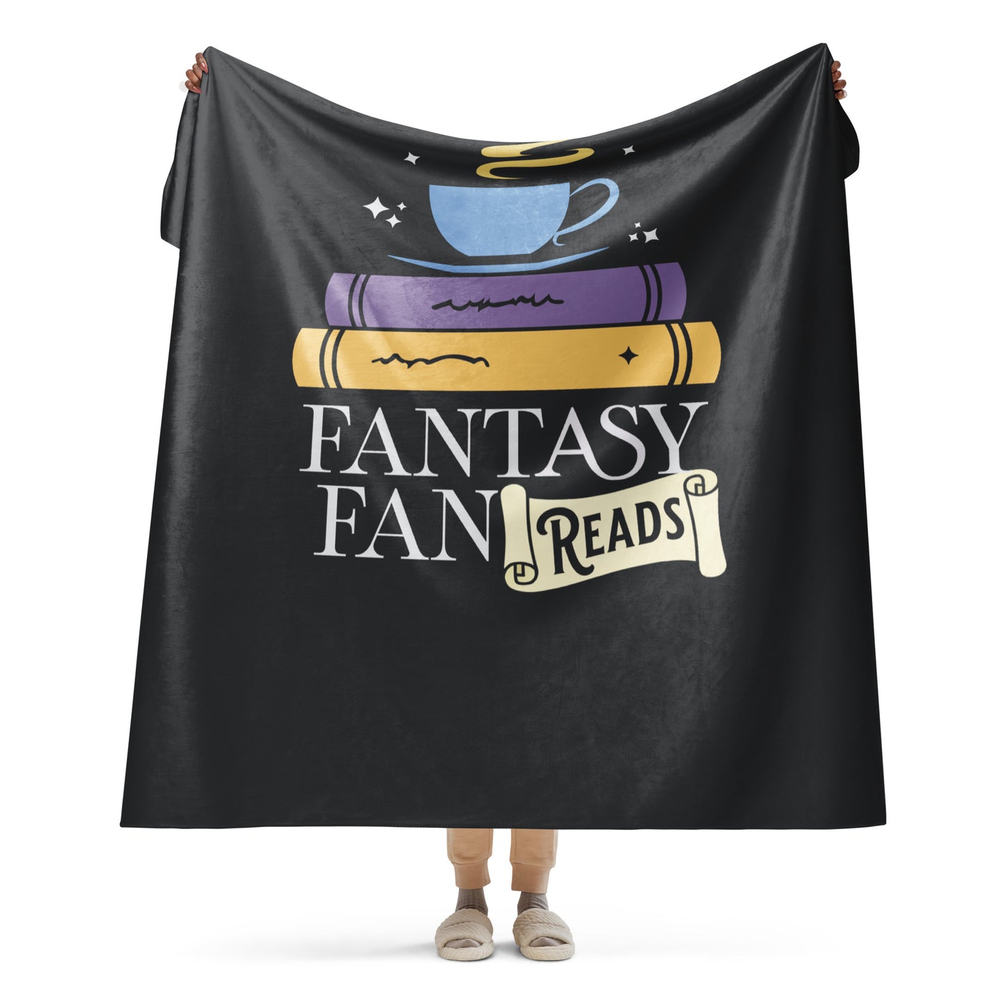 Fantasy FanReads Sherpa Blanket